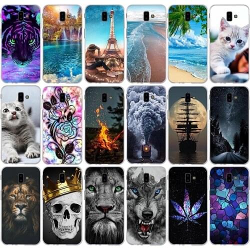 For Samsung Galaxy J6 Plus 2018 J610F J610 SM-J610F Coque 6.0" Soft Silicon Cartoon J610 Case For Fundas Samsung J6Plus 2018 Bag