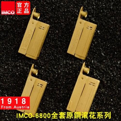 IMCO Vintage Complete Set Of Original Copper Knurled Metal Brass Lighters