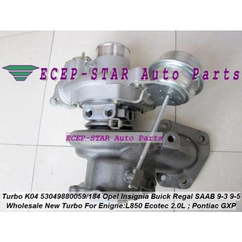 K04 59 53049700059 53049880184 12598713 12618667 12629924 12634179 12652494 4811580 Turbo For Buick Regal L850 Ecotec 2.0L