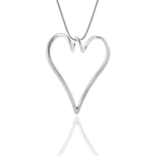 New fashion love cute pendant necklace jewelry creative peach heart sweater chain wholesale gift