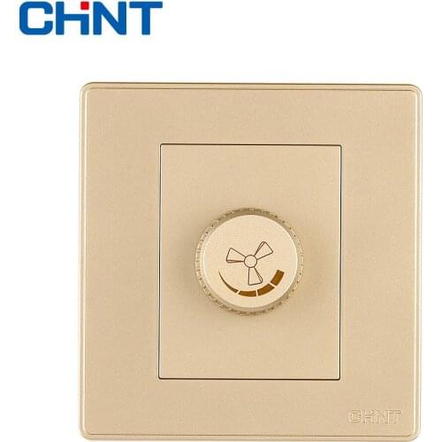 CHINT Speed Regulation Switch NEW2D Wall Switch Socket Ceiling Fan Wall Switch