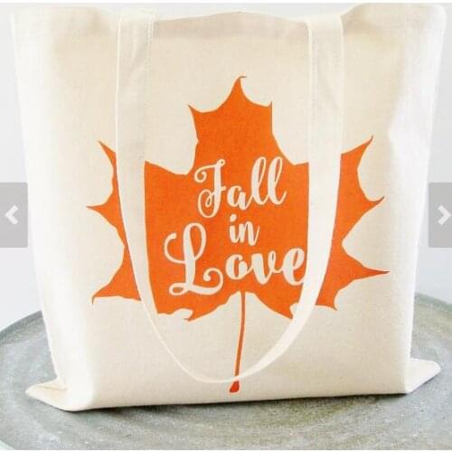 Personalized Fall in Love wedding tote bags hen Party gift keepsake Bags Bachelorette bridal shower favors