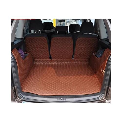 Special car trunk mats for Volkswagen Touran 5 seats 2014-2004 waterproof cargo liner boot carpets for Touran 2010,Free shipping