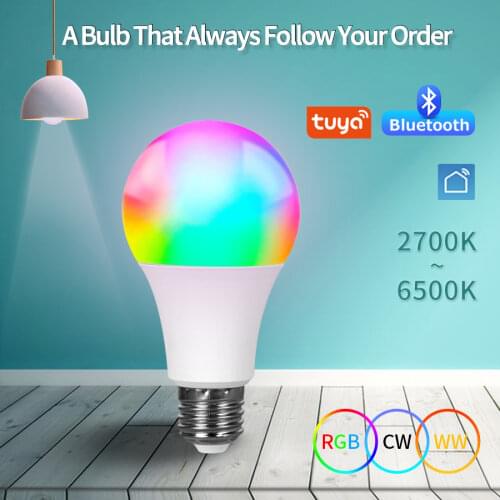 15W Ampoule LED E27 RGBW Bluetooth Light Bulb B22 20 Modes Music Control Multicolor Smart Lamp 85-265V IOS Android Bluetooth 4.0