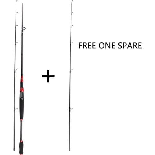 2020 New M Power Carbon Spinning Casting Lure Fishing Rod Carbon Spinning Fishing Rod 1.8m 2.1m spinners for fishing