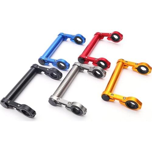 10-15CM Bicycle Handlebar Extended Bike Aluminium Alloy Frame Extension Mount Holder Headlight Lamp Flashlight Holder Accessorie