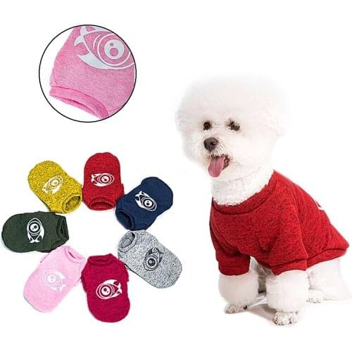 Winter Soft Pet Dog Clothes For Small Medium Dogs Jacket Warm Coat Classic Sweater Fleece High-grade Sweater Chihuahua Clothing