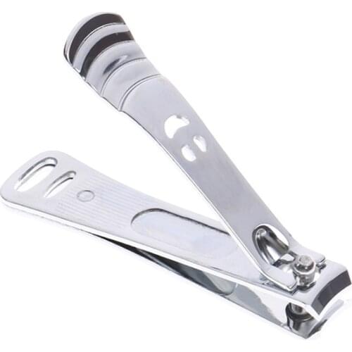 1pc Nail Clipper Cutter Stainless Steel Nail Clipper Trimmer Finger Toe Manicure Nail Scissors Tool Cuticle Nipper