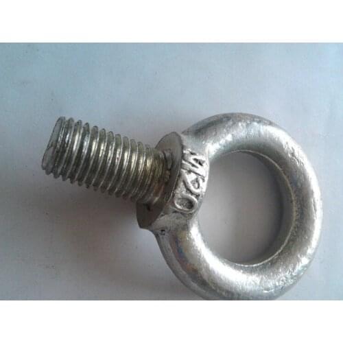 10-35pcs, M6--M12 Galvanized DIN580 eye bolt pin lifting rigging hardware,boat part,marine hardware