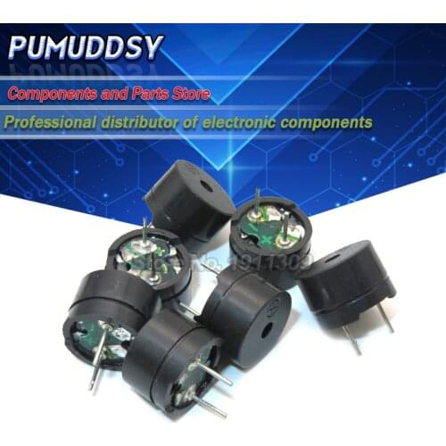 10PCS Universal passive buzzer 12085 AC / 2KHz 3V 5V 12V Universal electromagnetic impedance 16 ohms