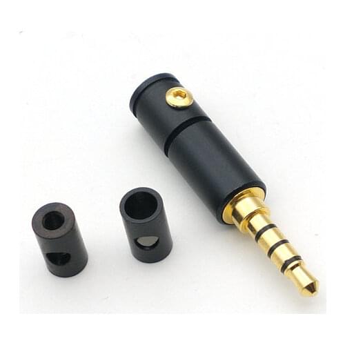 20pcs 2.5mm 4 pole stereo Male Audio Soldering CONNECTOR DIY