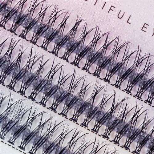 8/9/10/11/12mm Nature Fake eyelashes Fish Tail Long False Eyelashes Fake Lash Extension Eye Makeup