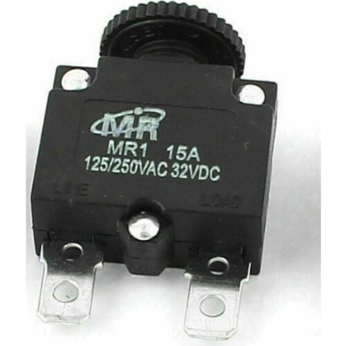 Circuit Breaker Panel Mount Overload Switch Fuse Thermal Push Button Resettable