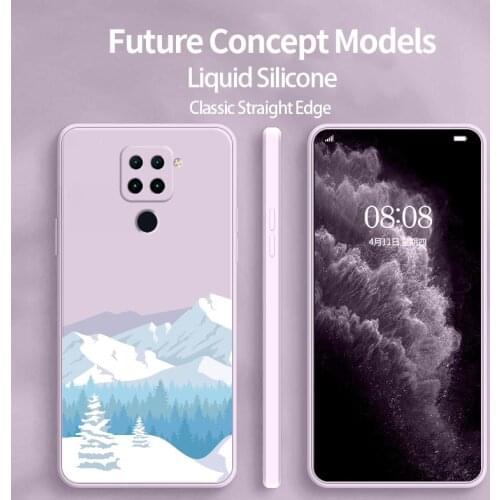 Snowy Phone Case For Xiaomi Redmi Note 10 10S 9T 9 8 7 Pro MAX Protective Soft Back Cover On Redmi 9 9A 9T K40 K30 K20 Pro