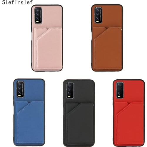 Funda Flip Case for Vivo Y20 Y17 Y15 Y12 Y11 Y3 U10 Case Skin Feel PU Leather Card Slot Coque for Vivo Y20 Y17 Y15 Phone Case