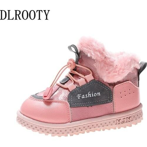 DLROOTY Winter Shoes For Girls