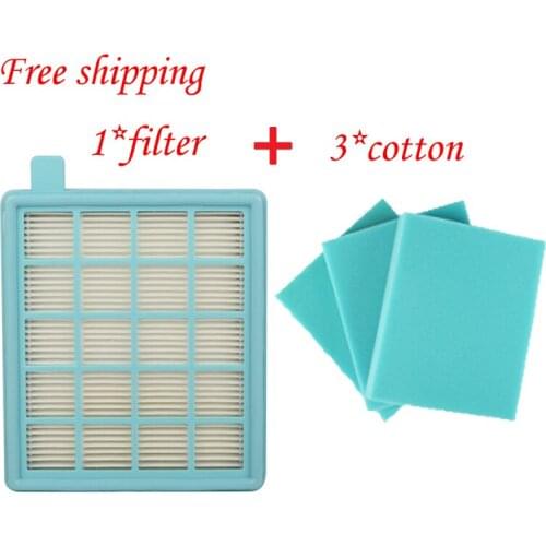 4pcs/lotFilter Mesh HEPA FILTER BUFFALO-MISTRAL For Philips Vacuum Cleaner FC8470 FC8471 FC8472 FC8473 FC8474 FC8476 fc8634