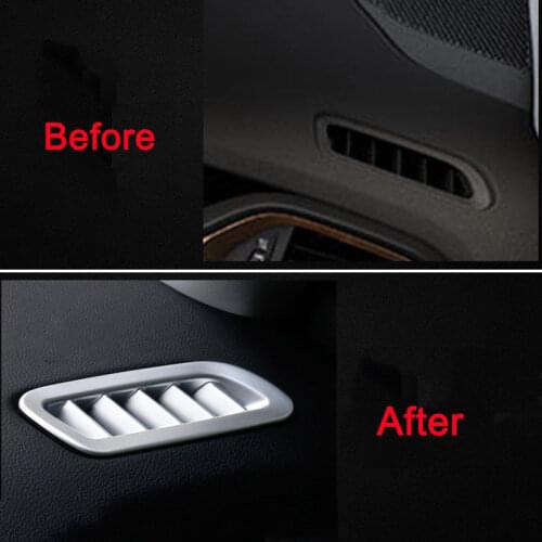Car Interior Dashboard Vent Cover Trim Sticker Car Interior Styling Accessory For Jeep Renegade 2016-2017 Car Part Decoration