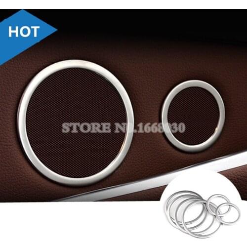 Interior Car Door Speaker Frame Cover Trim 6pcs For BMW 5 Series GT F07 2010-2017 Car accesories interior Car Trim