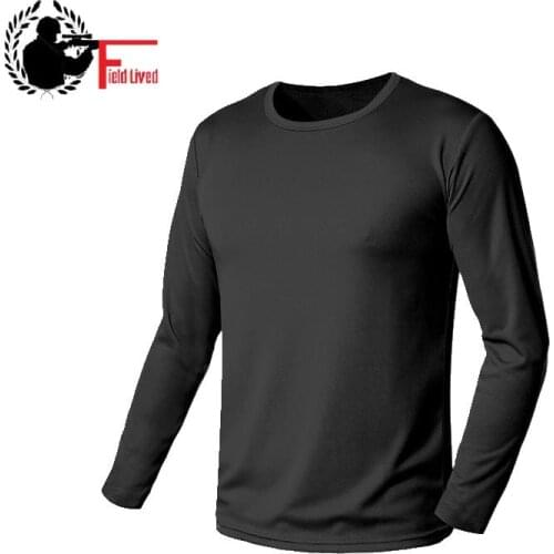 Men T-shirt Plus Size XXXXL 4XL 5XL 6XL 7XL Autumn Male T Shirt Top Quick Dry O-neck Tshirt Man Long Sleeve Pure Solid Color Tee