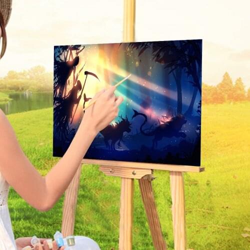 Scenery Behind You Paint By Numbers Kit Oil Paints 40*50 Painting On Canvas Loft Picture For Children For Drawing Handiwork