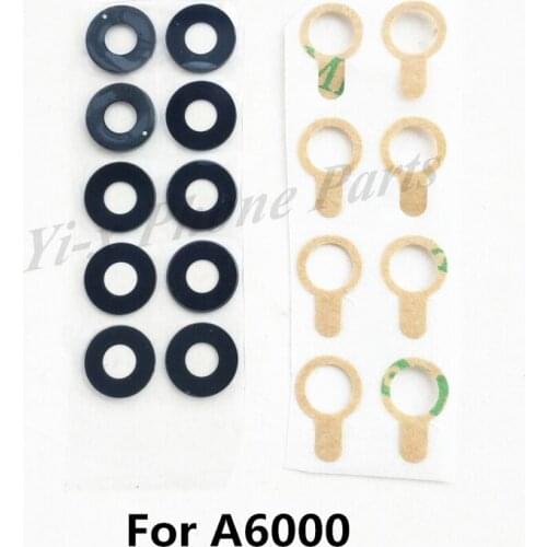 New Rear Back camera glass lens For Lenovo A6000 A 6000 With 3M Adhesive Sticker