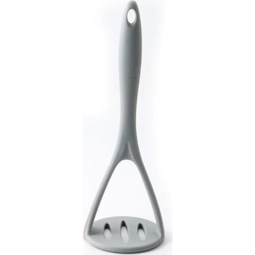 New Silicone Potato Pressure Mud Mashed Potato Pressed Masher For Sweet Fruit Family Hotel Restaurant Use Gray