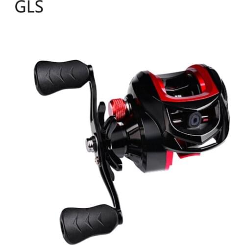 GLS Fishing Reel 10kg Carbon Drag 7.2:1 Gear Ratio High Speed Baitcasting Reel Saltwater Freshwater Fishing Wheel