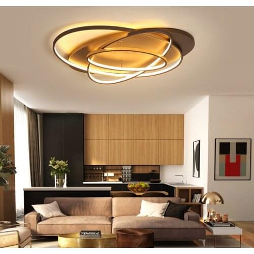 Modern Led Bedroom Ceiling Light Simple Creative Personality Art Study Living Room Bedroom White Ring Ceiling Light