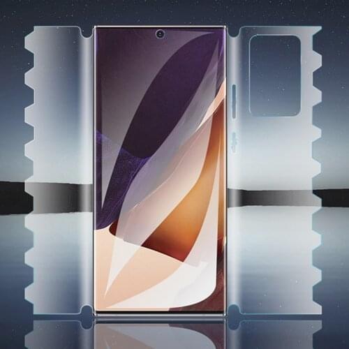 All in One Protective Film For Samsung Galaxy Note 20 10 S20 S10 S21 ultra Front Back Sides Full Cover Hydrogel Screen Protector