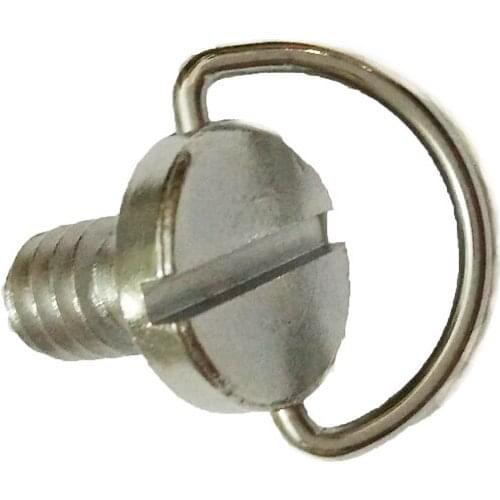 1/4" D-Ring Camera Screws for DSLR Camera Tripod Quick Release Plate