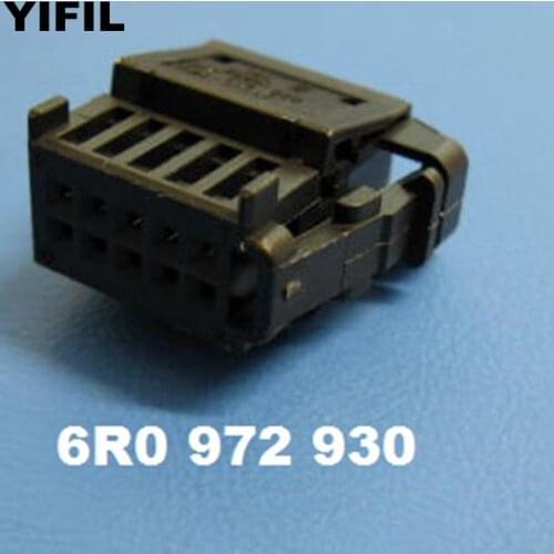 2/5/10/20/50pcs/lot 10 Pin/Way Lift Switch Seat Adjustment Plug Rearview Mirror Adjustment Connector For VW AUDI 6R0 972 930