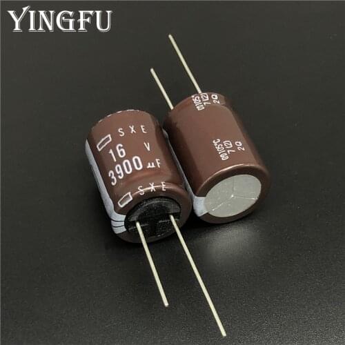 2Pcs/Lot 3900uF 16V NCC SXE Series 18x25mm Low Impedance 16V3900uF Electrolytic Capacitor