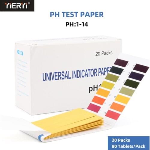 20 pcs PH Meters PH Test Strips Indicator Test Strips 1-14 Paper Litmus Tester/Brand New Measurement & Analysis Instruments