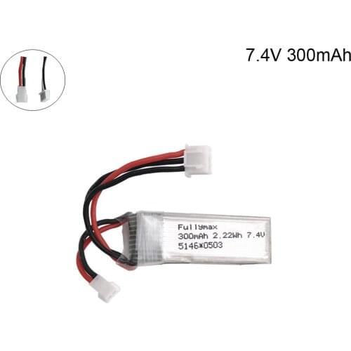 Battery for WLToys F959 XK DHC-2 A600 A700 A800 A430 spare parts 7.4V 300mah 2S battery for WLToys F959 airplane parts