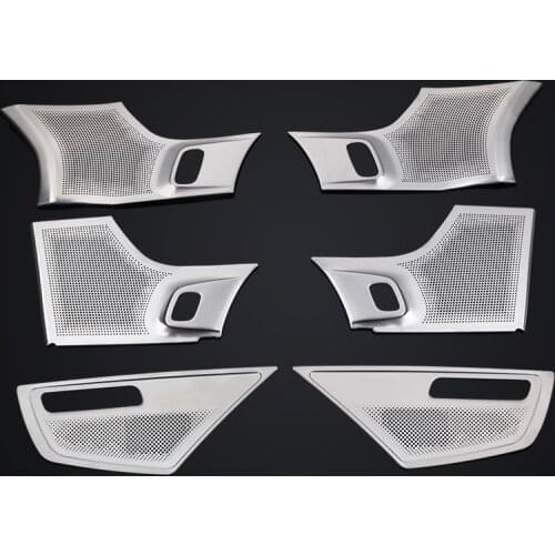 Acoustic speaker decoration stainless steel auto parts Car stickers Door Door Horn for volvo XC90 2015 2016 2017 2018 2019 2020