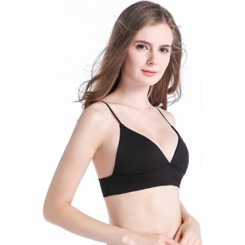 Teenage girls clothing young girl underwear first bra puberty kids small cotton training bra models girl undergarments lingerie