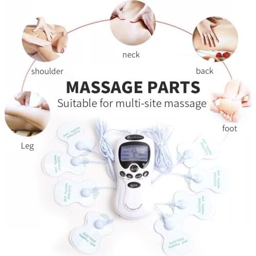 Tens Acupuncture Body Massager Puls Health Massager Dual Channel Muscle Stimulator Acupuncture Physiotherapy Massage Instrument