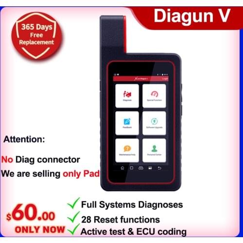 Launch X431 Diagun IV with full adapter Diagnostic Tool Free Update Online Code reader better than easydiag elm327
