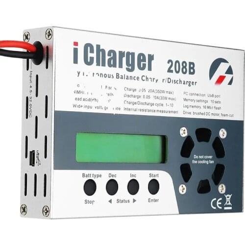 ICharger 208B 350W 20A 1-8S DC Lipo Battery Balance Charger