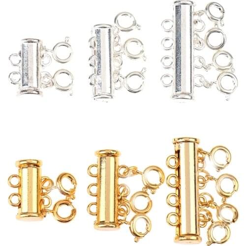 5Pcs Multi Strand Necklace Clasp Layering Layered Necklace Detangler Necklace Spacer Untangle Necklaces