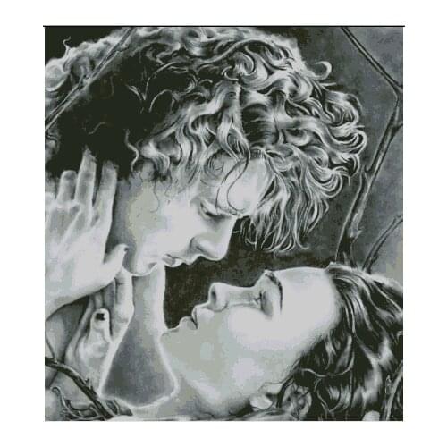 Man and Woman Sewing kit Top Quality Embroidery Needlework 14CT Unprinted Art Cross Stitch Kits DIY Handmade Decor