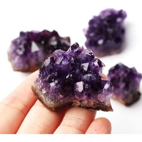 Natural Pure Devotion Amethyst Cluster for Healing and Gratitude