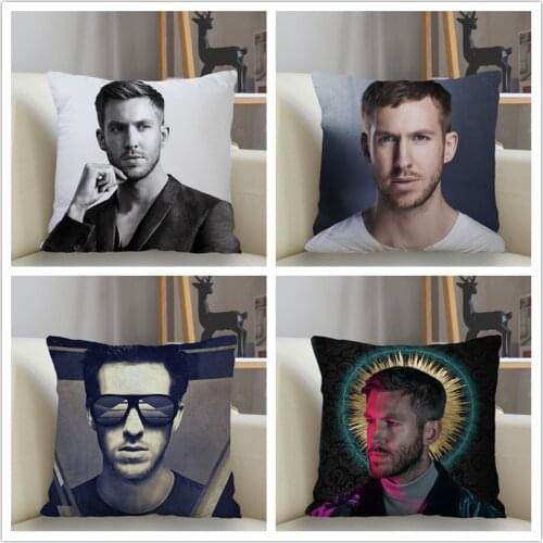 Musife New Custom Calvin Harris Pillowcase Sofa Decorative Cushion Cover Pillowcase Home Decor Drop Shipping Wholesale
