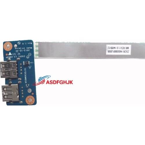 GENUINE For HP 15-R 15-G Laptop USB Board W / Cable ZSO51 LS-A993P NBX0001JX00 100% TESED OK
