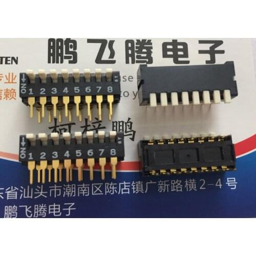 Original new 100% CFP-0812MC dial switch 8-bit 8P keyed side dial code switch 2.54mm