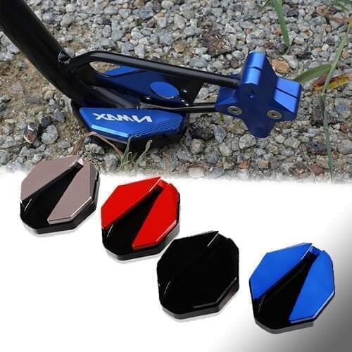 Motorcycle CNC FOR YAMAHA NMAX 155 NMAX155 2020 2021 Side Stand Enlarger Pad & Support Kickstand Column Auxiliary CNC Aluminium