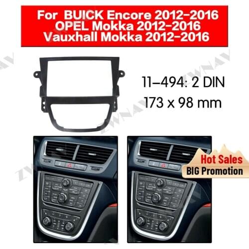 Radio Facia For OPEL MOKKA 2012-2016 2DIN Bracket dvd player Fascia Car Stereo Radio Installtion Dash