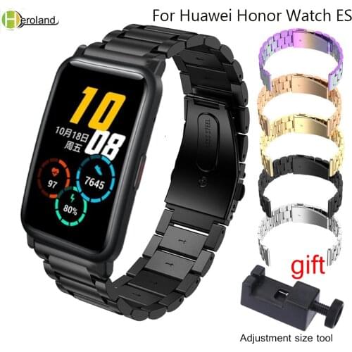 BEHAU For Huawei Honor Watch ES Smart WatchStrap Band Stainless Steel 22mm 20mm Quick Release Watchband Bracelet Belt Wriststrap