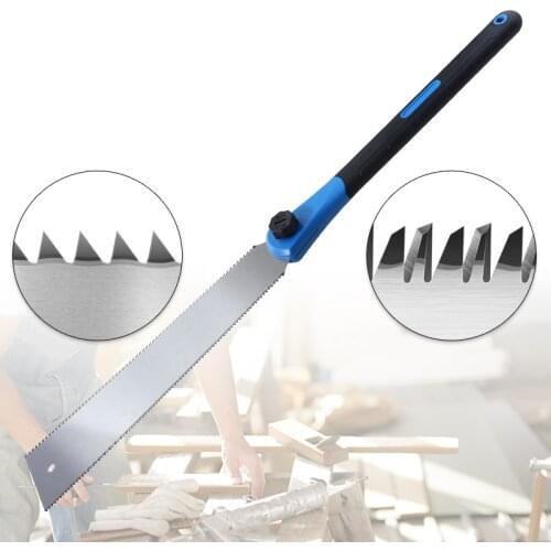 Japanese-Style Hand Saw SK5 Steel 320mm Double Sided Ryoba Saw Blade for Wood Tenon Bamboo Plastic Cutting Woodworking Tools